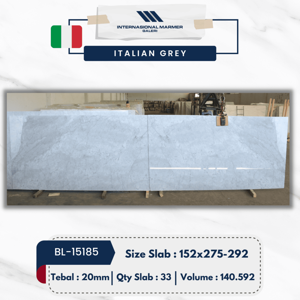 Marmer Putih Italian Grey | BL-15185 - Marmer Putih Italia