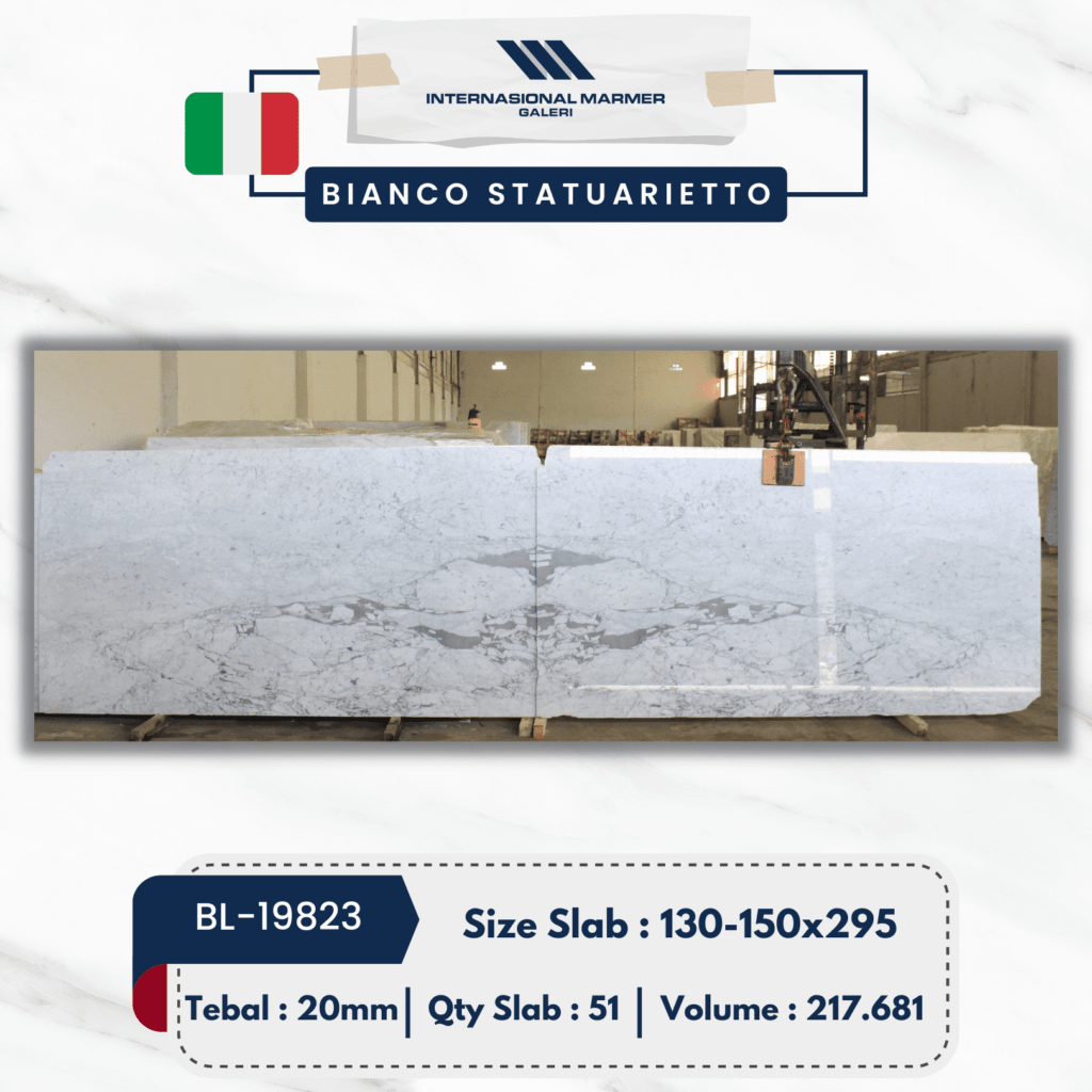 Marmer Putih Italy Bianco Statuarietto | BL-19823