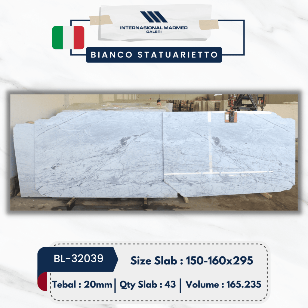 Marmer Putih Bianco Statuarietto | BL-32039 - Marmer Putih Italia