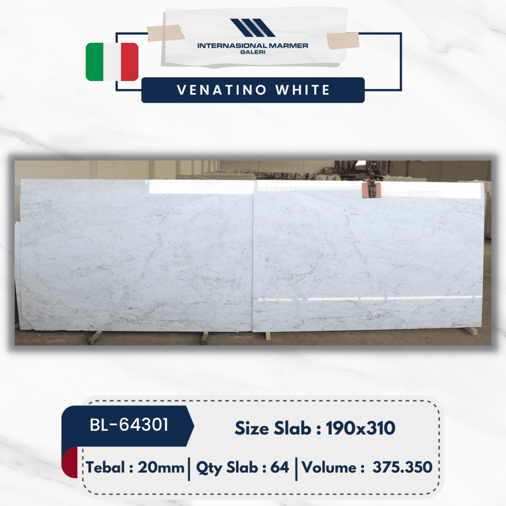 Marmer Putih Italy Venatino White | BL-64301