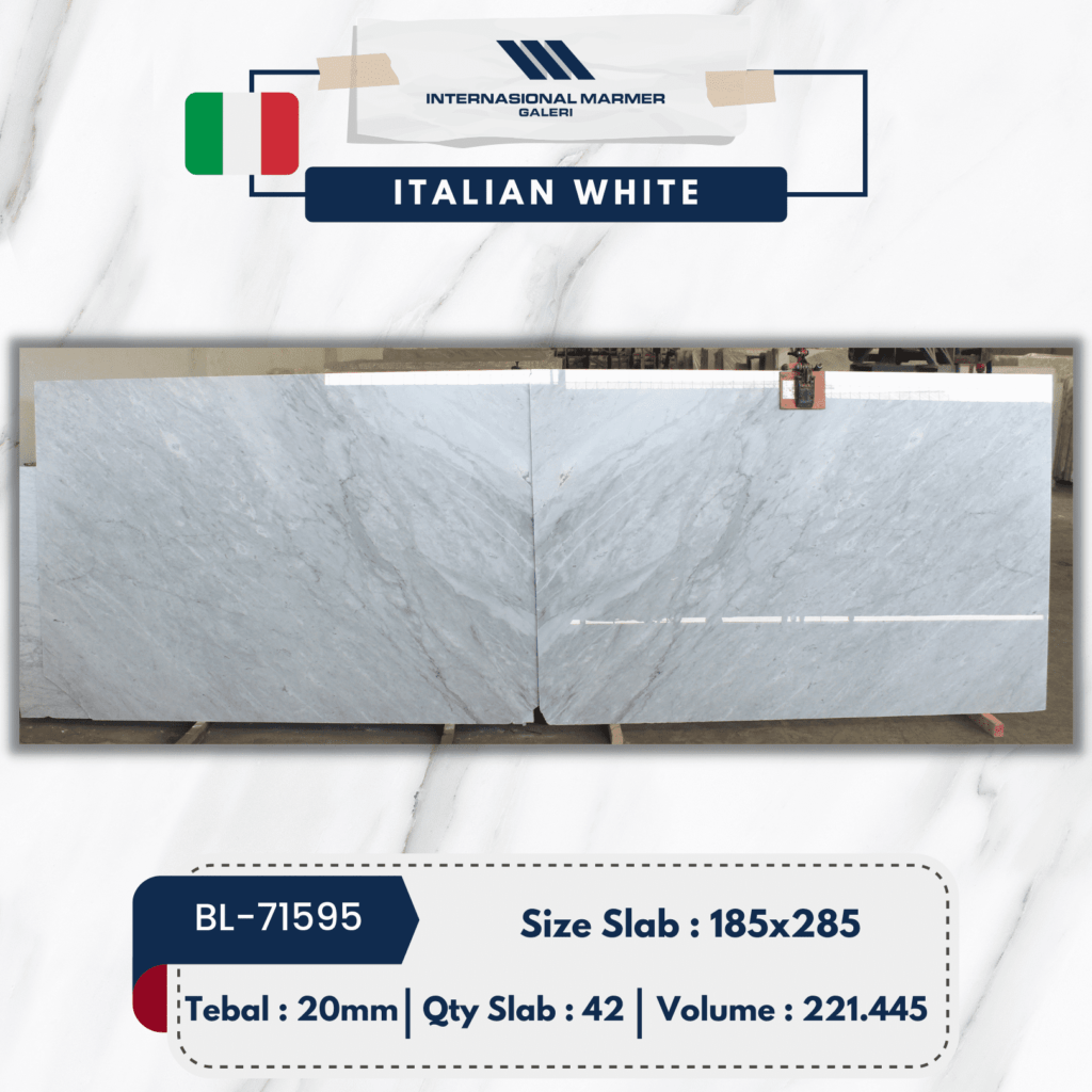 Marmer Putih Italy Italian White | BL-71595
