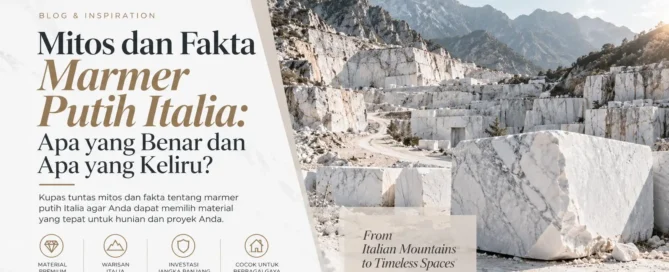 Mitos dan fakta tentang marmer putih Italia