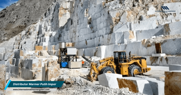 Kemewahan Interior dengan Marmer Putih Italy dan White Carrara