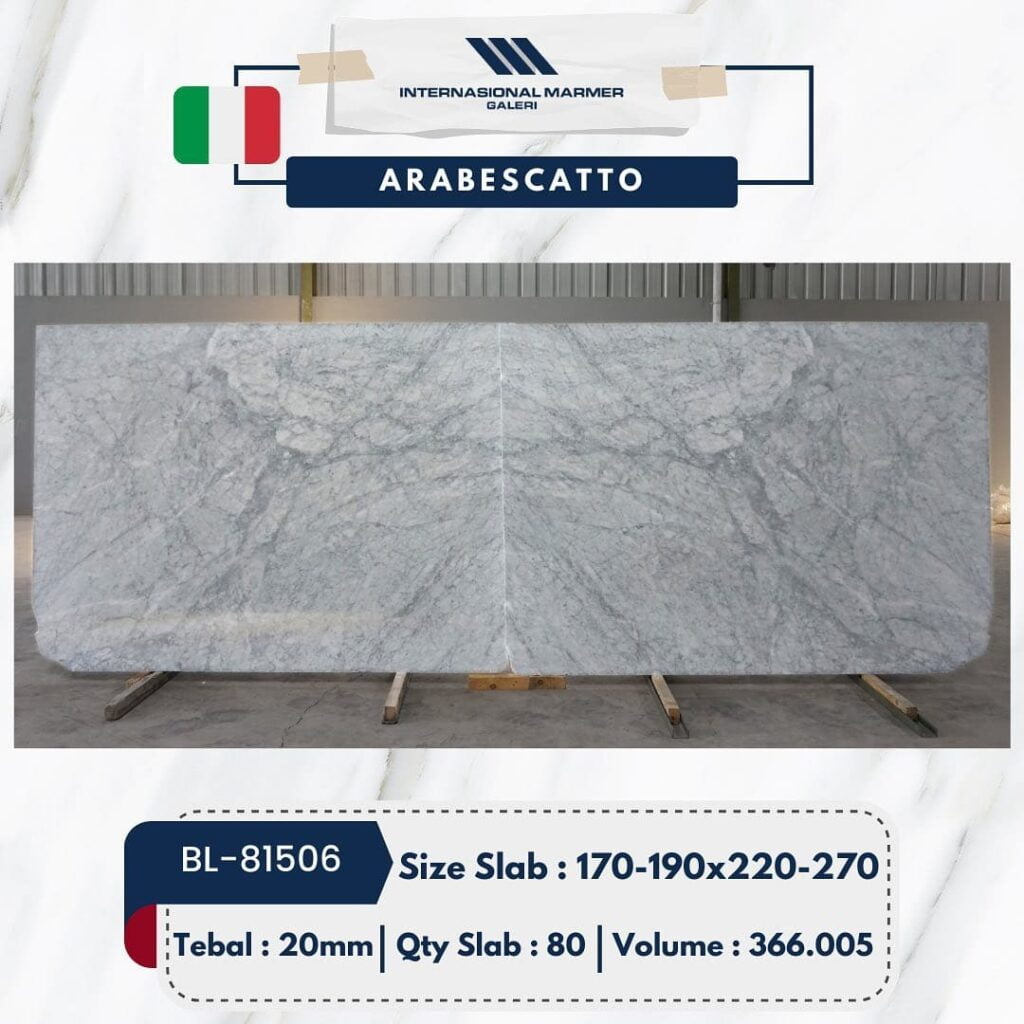 Marmer Putih Arabescatto | BL-81506_Marmer Putih Italy