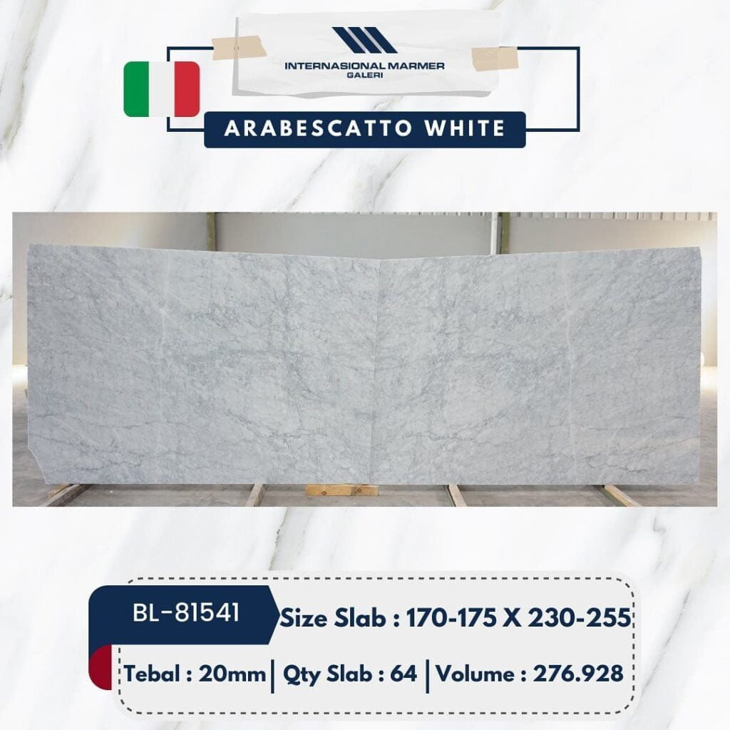 Marmer Putih Arabescatto White | BL-81541_Marmer Putih Italy