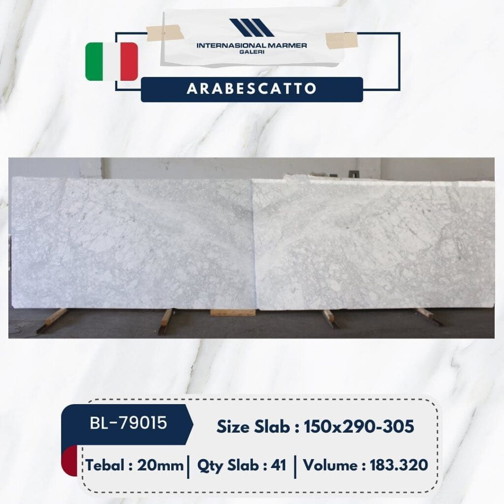 Marmer Putih Arabescatto BL-79015