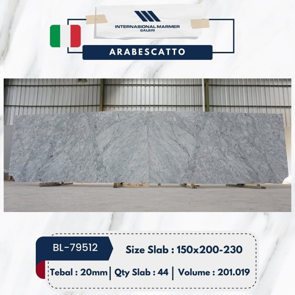 Marmer Putih Arabescatto | BL-79512_Marmer Putih Italy