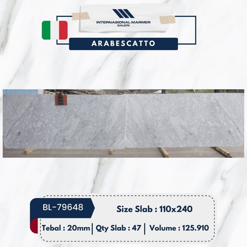 Marmer Putih Arabescatto | BL-79648_Marmer Putih Italy