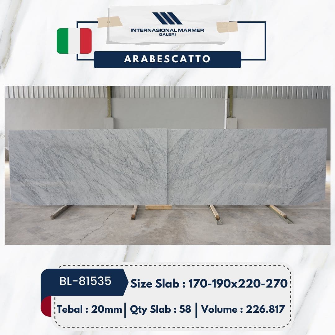 Marmer Putih Arabescatto | BL-81535_Marmer Putih Italy