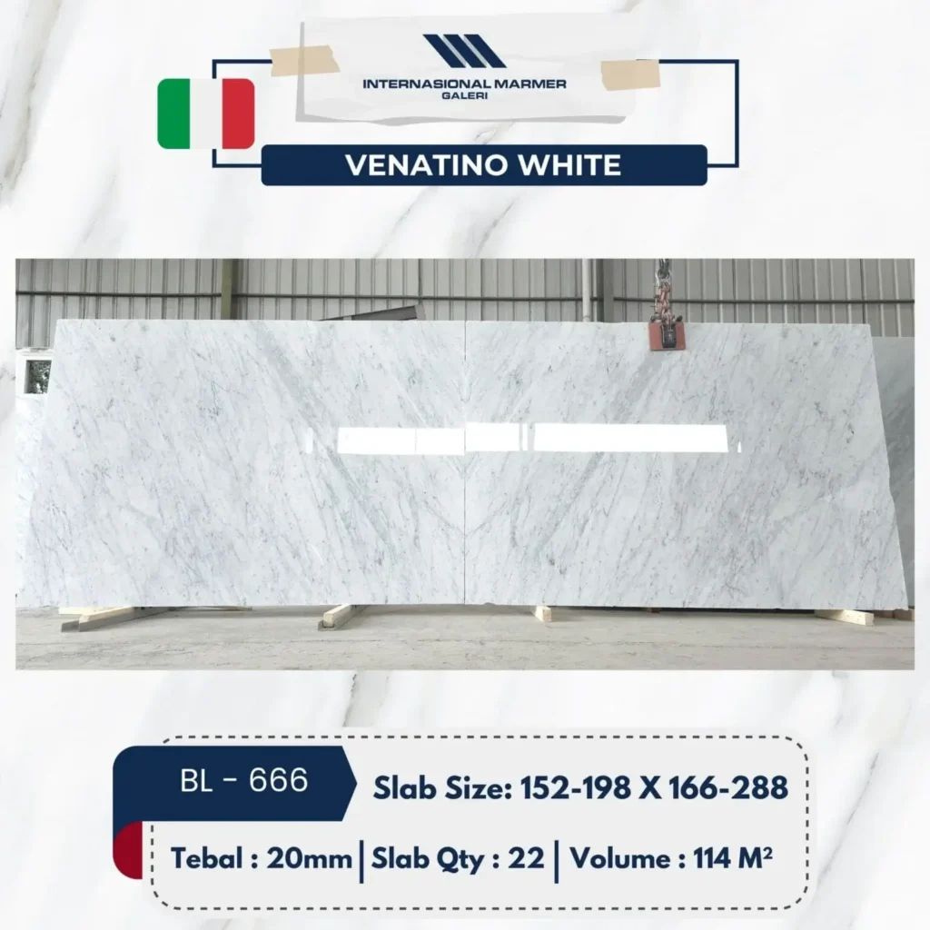 Marmer Putih Carrara untuk Lantai Bl-666